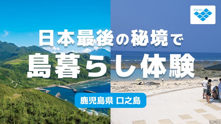 「日本最後の秘境」で島暮らし体験 / 鹿児島県口之島の画像