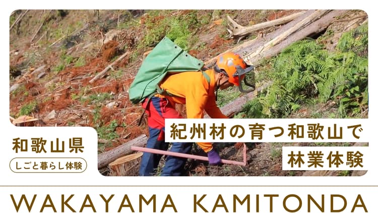 上富田町｜美しい「紀州材」の育つ和歌山で林業体験の画像